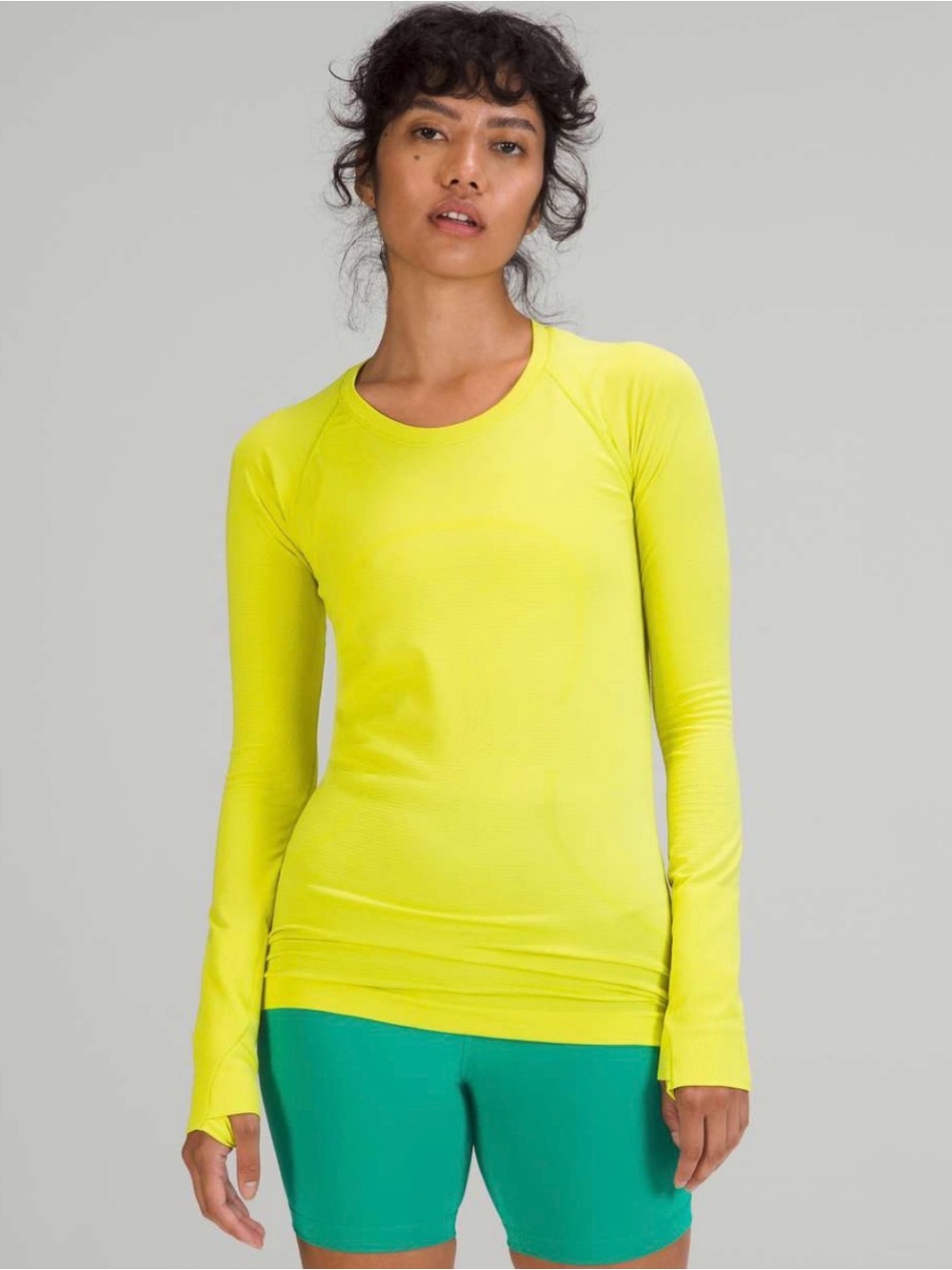 Lululemon Swiftly Tech Long Sleeve Shirt 2.0 in Yellow Serpentine